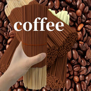 20/55/90/130Pcs Natural Coffee Aroma Sticks - High-Quality Wooden Aroma Sticks for Home Air Purification, Relaxation, Yoga, Office, and Tea Room Use - Perfect for Halloween, Christmas, Easter, Etc., Coffee Bar Accessories