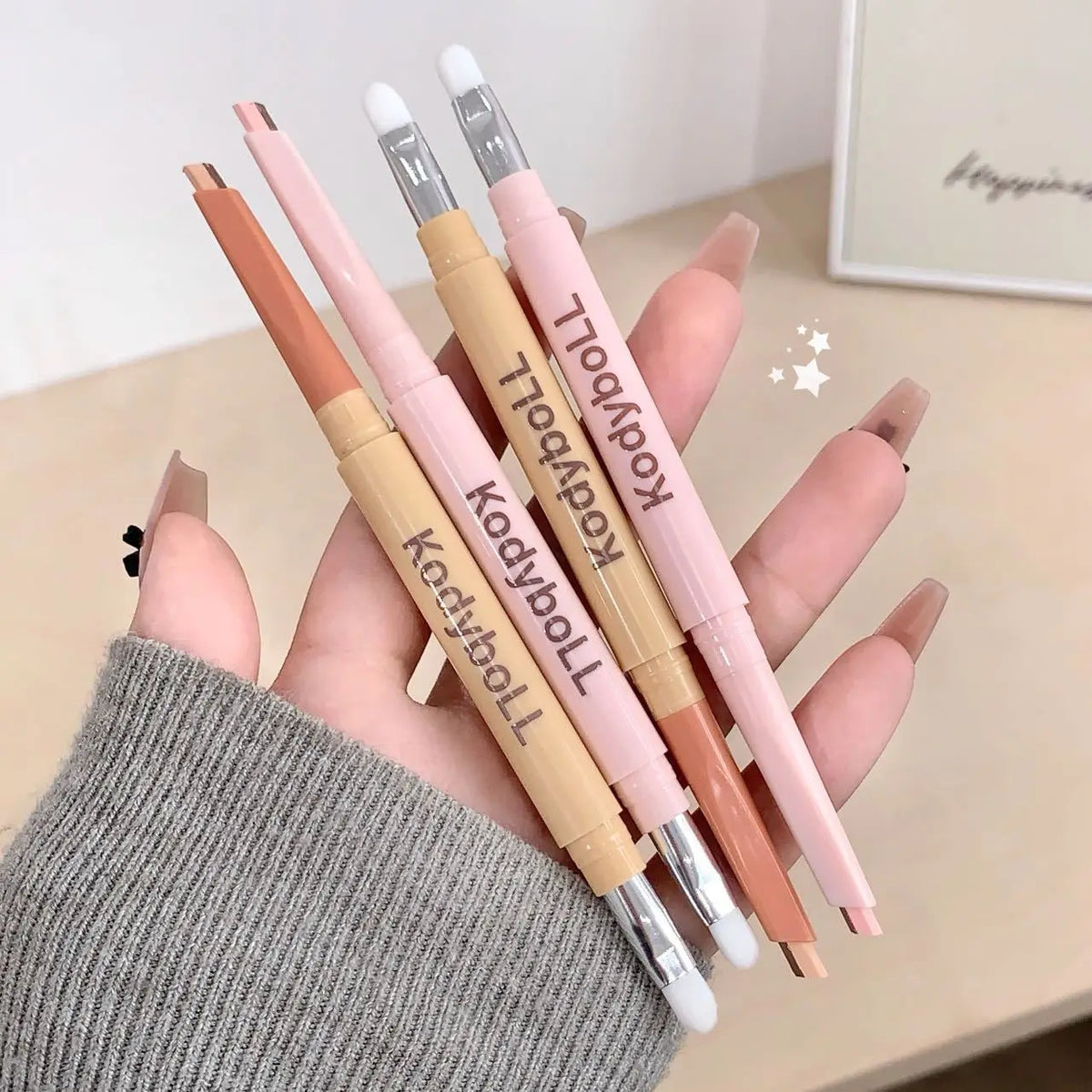 Dual-Tone Under-Eye Matte Highlighting Shadow Pencil Nude Beige Brown Brightening Cream Lying Silkworm Eyeliner Aegyo Sal Pen