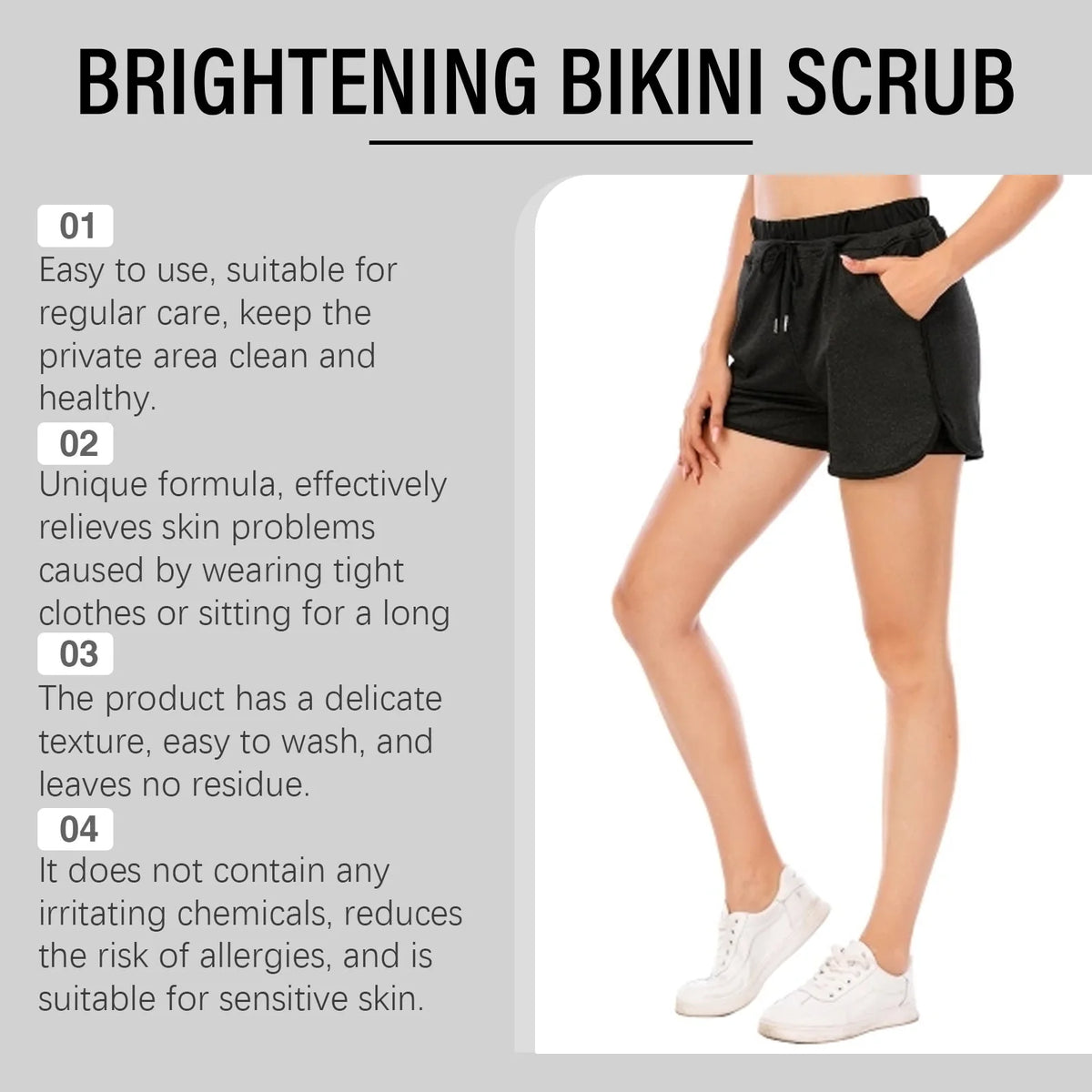 Vitamin Body Brighten Scrub Deep Cleansing Underarm Removes Dirt Improve Bleaching Exfoliate Dead Skin Private Parts Care Scrubs