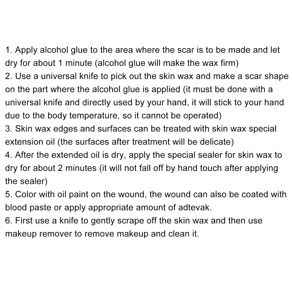 Fake Wound Scar Wax Nose Skin Scar Wax Fake Wound Scratches Scar Makeup Cosplay Wax for Halloween 30g Light Colored