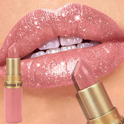 CHOOSE RASME 6 Colors Chocolate Bar Lipstick Makeup Pearl Matte Matte Not Easy to Fall out Matte Waterproof Lipstick