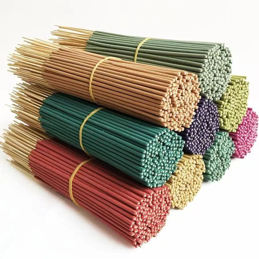 6 sets of approximately 126 high-quality aroma diffuser sticks - including lemongrass, lavender, vanilla, orange, strawberry, and coffee, suitable for purification, yoga meditation, and home use - a perfect gift with long-las
