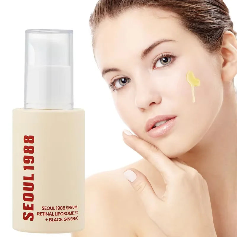 1/2/3PCS Korean SEOUL 1988 Retinol Face Serum Fade Fine Wrinkle Moisturizing Whitening Remove Spot Shrink Pores Beauty Skin Care