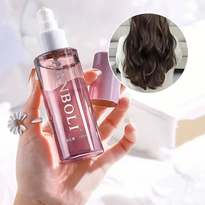 Perfume Hair Serum Spray - 2 in 1 Perfumed Smoothing Spray, Frizz Control & Anti-Static, Leave-In, Floral Scent, Quick-Dry Spray