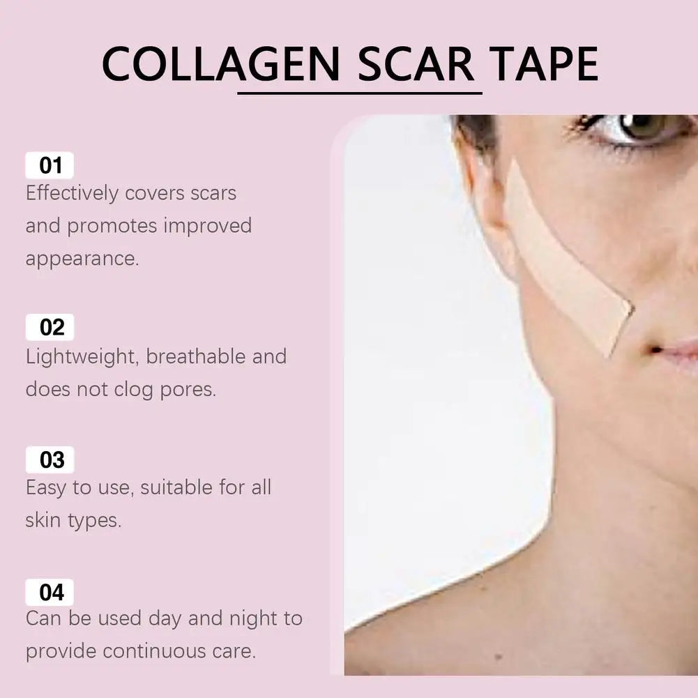 Hot Sale 1 Roll Silicone Scar Sheet Effective Scar Waterproof Breathable Painless Scar Repair Tape Roll Beauty Sticker 2025 New