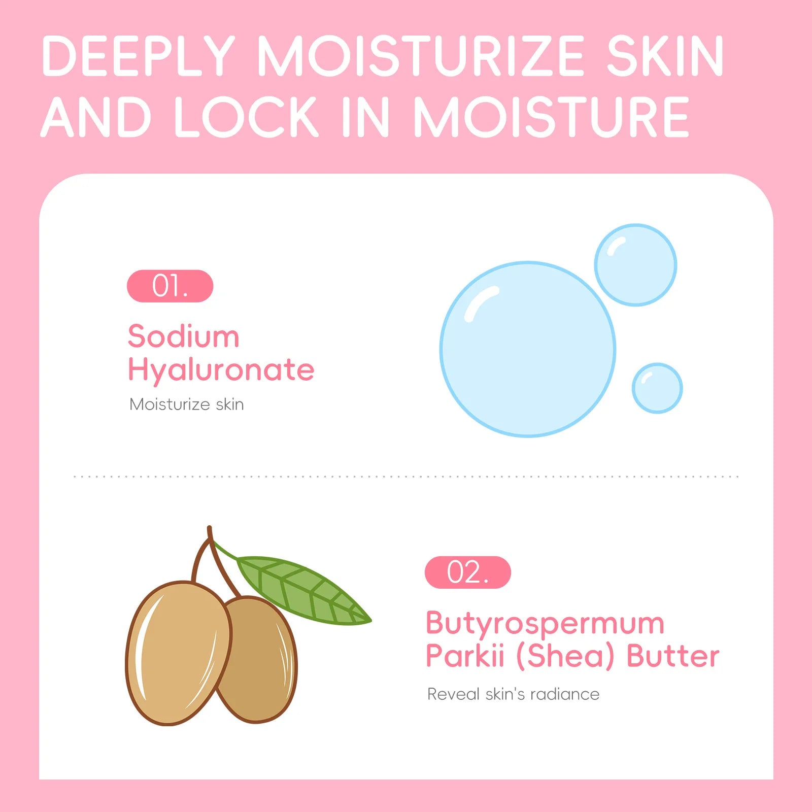 LAIKOU Sakura Hydrating Cream Moisturizer Whitening Nourishing Oil Control Moisturizing & Repairing Deep Hydration Lock Gentle