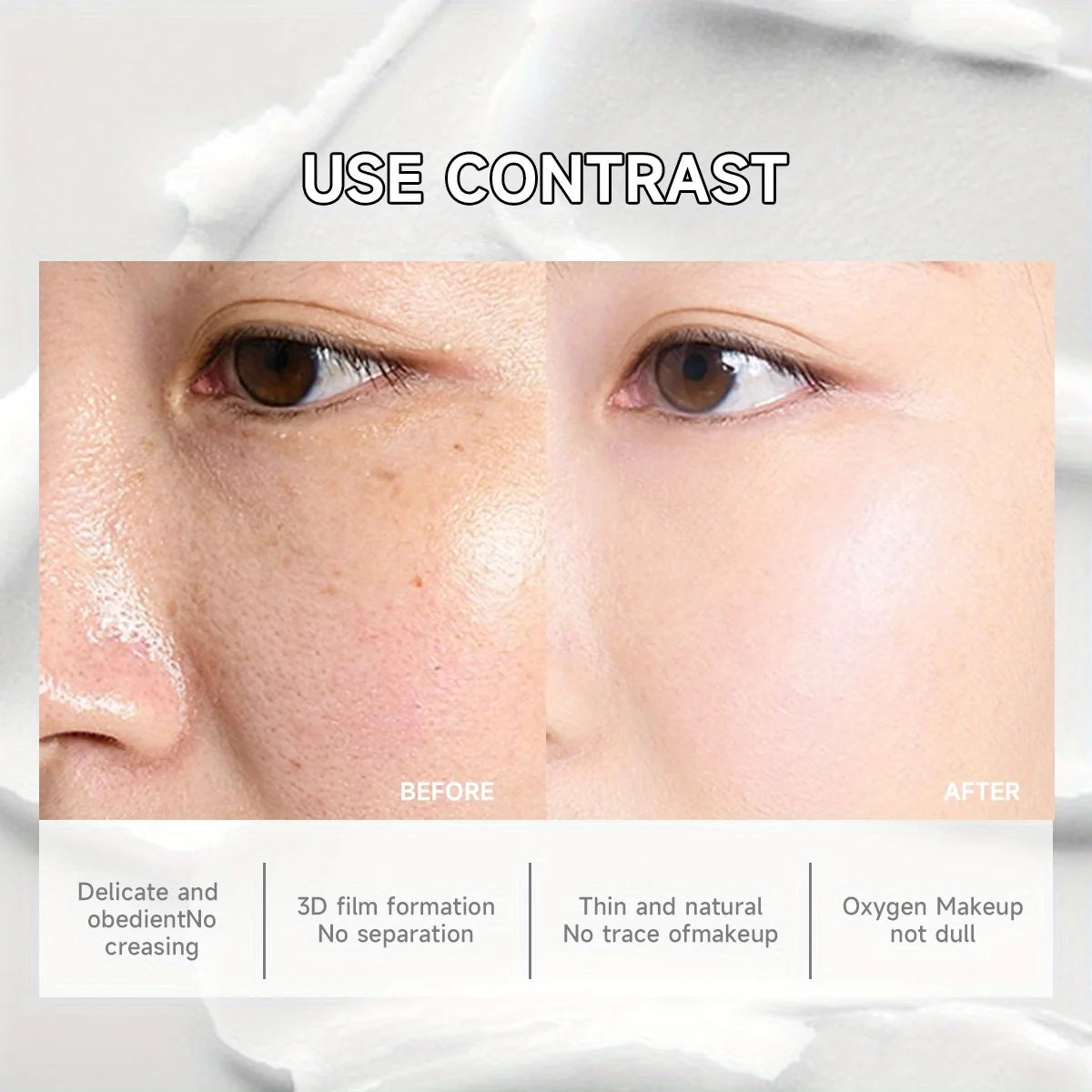 Flawless Finish Foundation Primer - Pore-Invisible, Oil Control, High Coverage Stick, Under 1 Fl Oz, White Shade