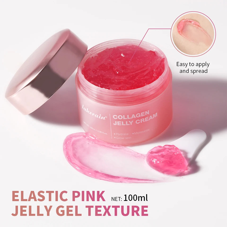 Deep Hydrating Collagen Jelly Cream Moisturizing Tightening Soothing Anti-Aging Firmness Hydration Cream Skincare Cosmetics
