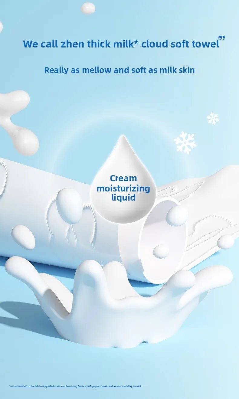 15 Packs 120 Pieces/Pack Thickened 6 Layers Baby Tissue Cream Moisturizing Cloud Tissue Soft Gentle Wipes for Sensitive Skin