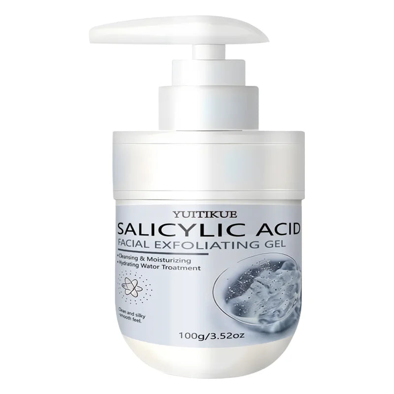 YUITIKUE Salicylic Acid Exfoliating Gel - Gentle Cleansing & Moisturizing, Removes Dead Skin for Face & Body, 100g