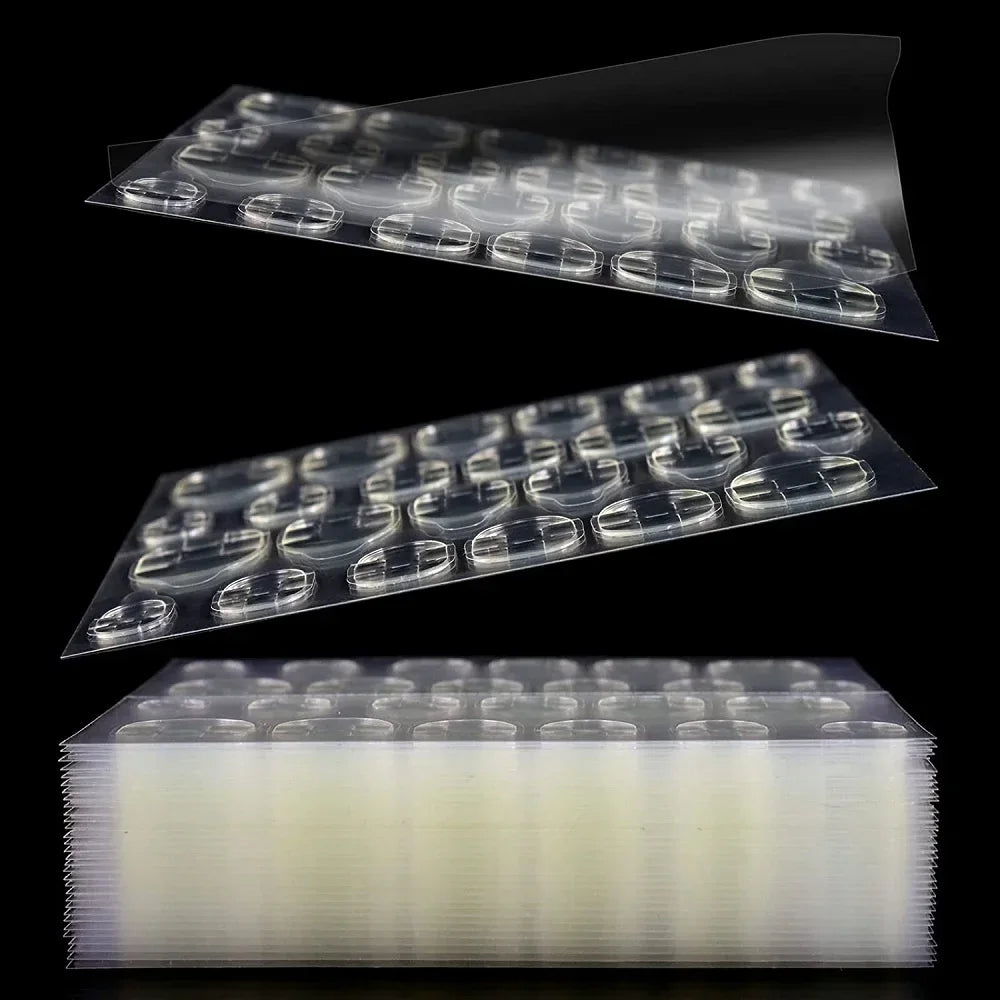 6000PCS Stick Nail Jelly Double-sided Adhesive Transparent Traceless Nail Glue Invisible Wear Nail Sheet Adhesive DIY Tools