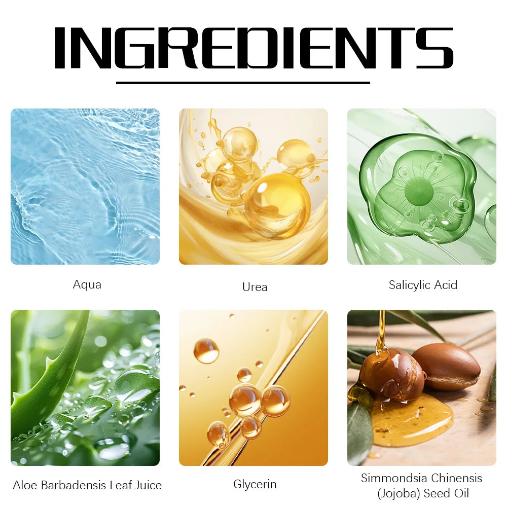 42% Urea Cream with Salicylic Acid 45g, Intense Moisturizing Hand and Foot Cream for Extremely Dry Skin, Fast Shipping