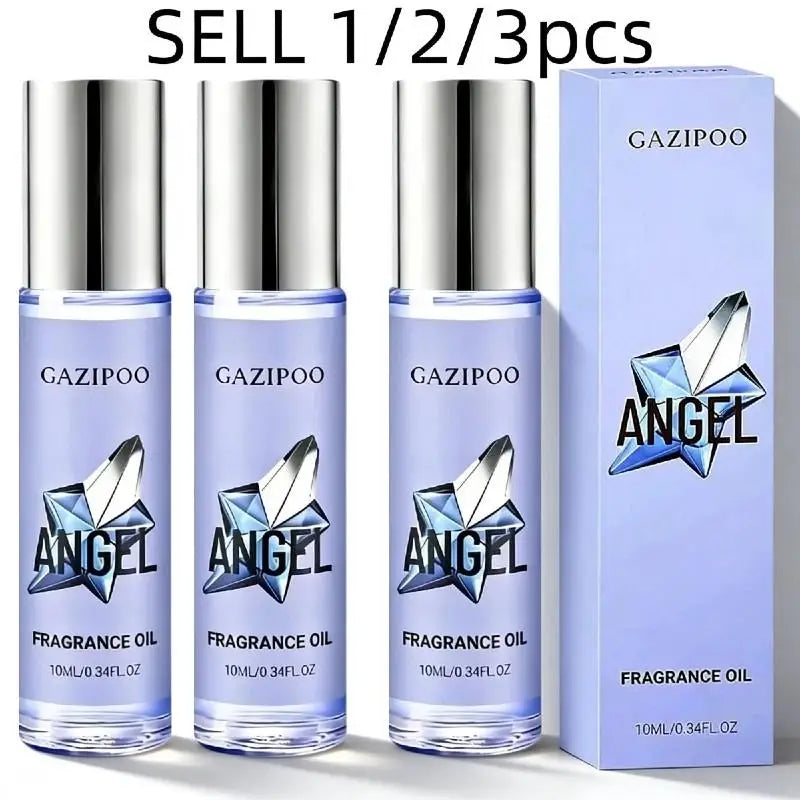 Angel Dopamine Roll-On Fragrance Oil - Pheromone Eau De Parfum for Women, 10ML, Enhances Confidence, Sparkling Star Design, Dail