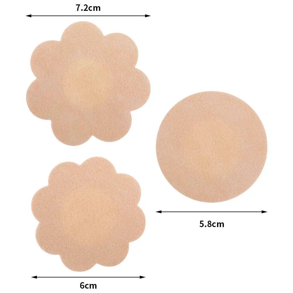 2-100PCS Nipple Cover Stickers Women Breast Lift Tape Pasties Invisible Self-Adhesive Disposable Bra Padding Chest Paste Patch