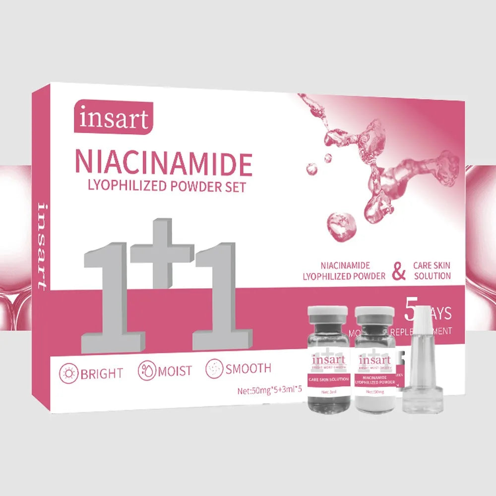 Niacinamide Oligopeptide VC Lyophilized Powder Face Serum Anti Aging Brightening Moisturizing Essence for All Skin Skincare