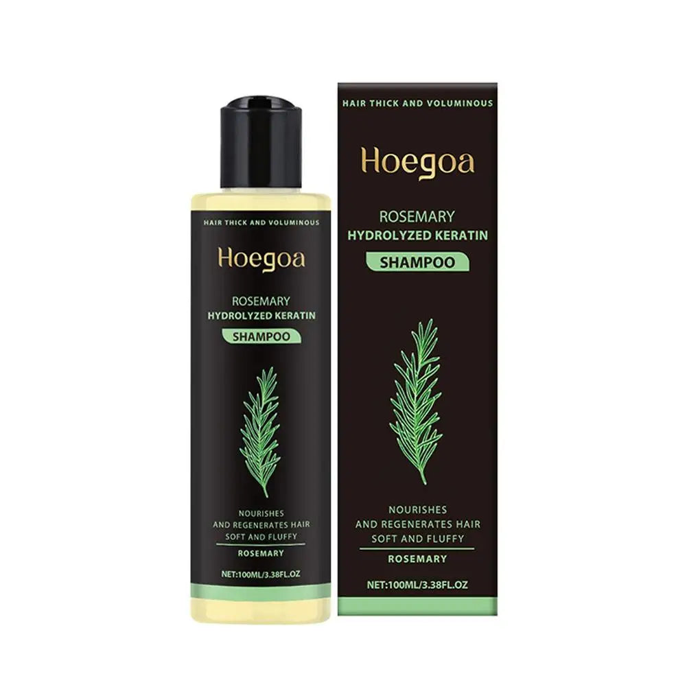 Natural Rosemary Hair Shampoo 100ML Reduce Hair Loss Clean Dandruff Nourish Moisturize Scalp Hair Care Product