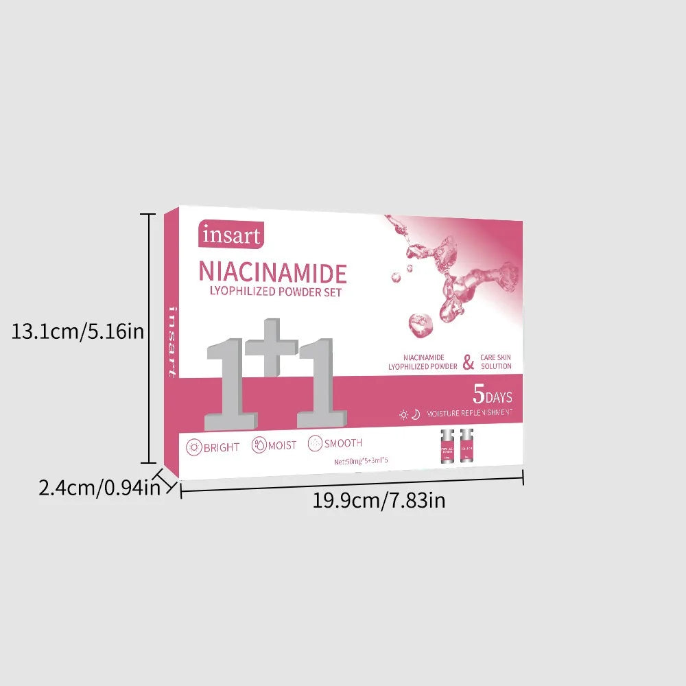 Niacinamide Oligopeptide VC Lyophilized Powder Face Serum Anti Aging Brightening Moisturizing Essence for All Skin Skincare