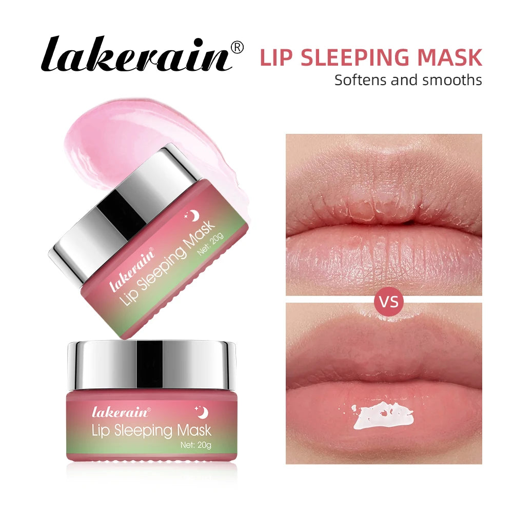 Jelly Peach Lip Sleeping Collagen Mask Hydrated Pink Lip Repair Nourish Protect Volumizes Dry And Chapped Lips Care Products
