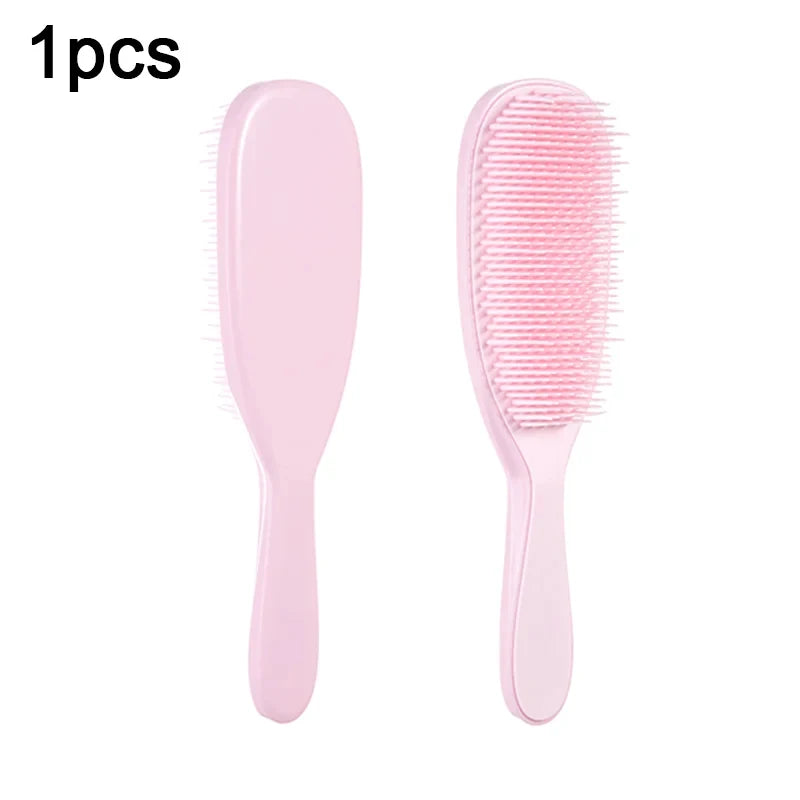 1pcs Detangling Hairbrush Anti-static Comb Soft Scalp Massage Not Knotted Brush Anti-frizz Detachable Comb Hair Styling Tool