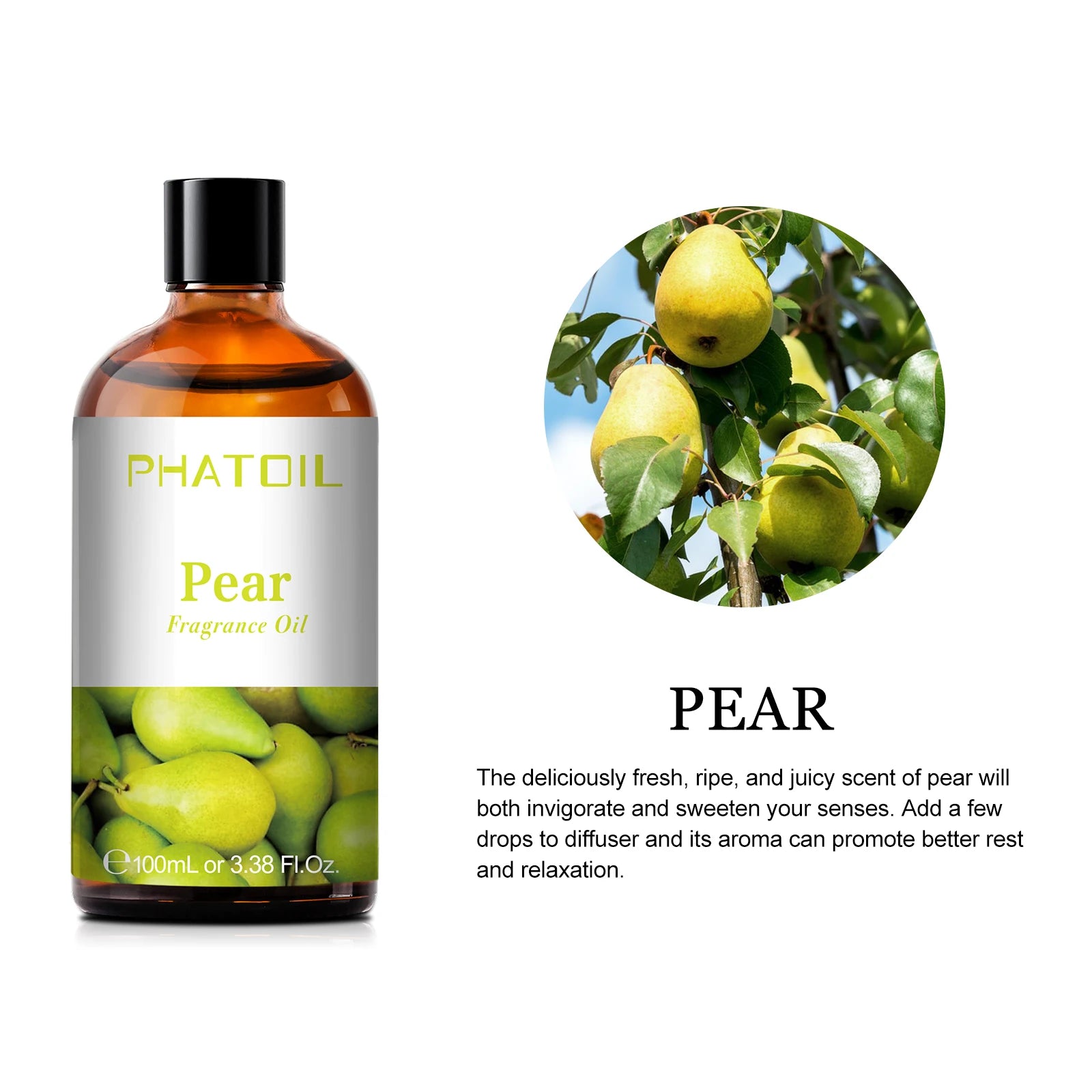 Phatoil 100ml Blueberry Fragrance Oils Coconut Vanilla Green Apple Mango Cranberry Strawberry Grape Guava Cherry Esssential Oils
