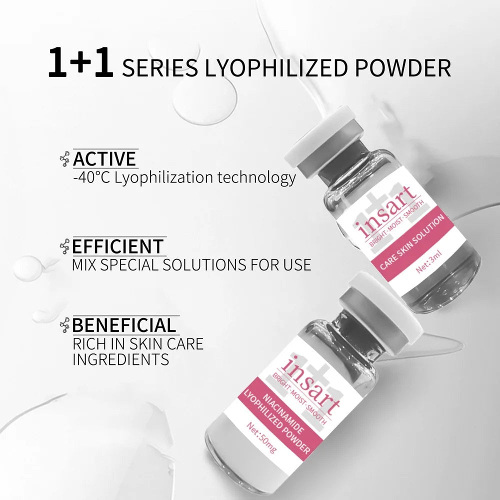 Niacinamide Oligopeptide VC Lyophilized Powder Face Serum Anti Aging Brightening Moisturizing Essence for All Skin Skincare