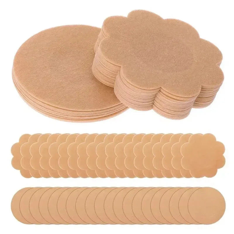 50-300pcs Nipple Cover Stickers Women Breast Lift Tape Pasties Invisible Self-Adhesive Disposable Bra Padding Chest Paste Patch