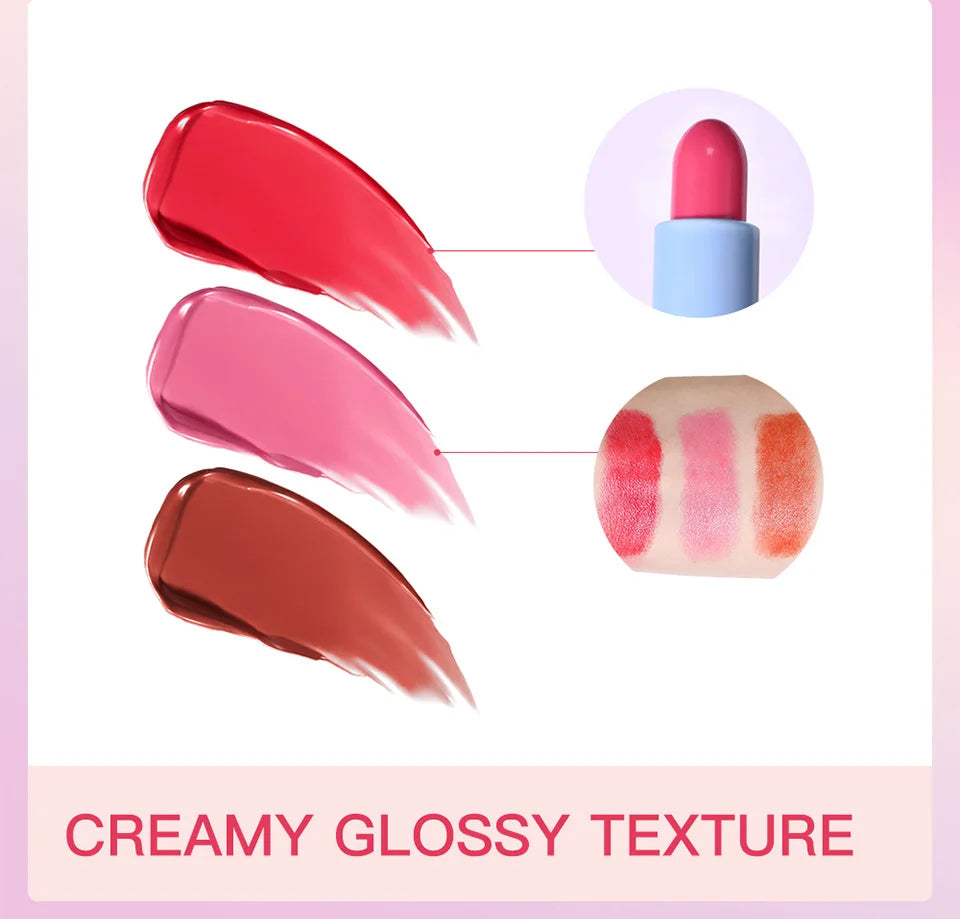 Glass Tinted Lip Balm Light Cherry Red Orange Glow Moisturizing Vegetarian Lip Balm With Bright Clear Color Korea Lip Cosmetics