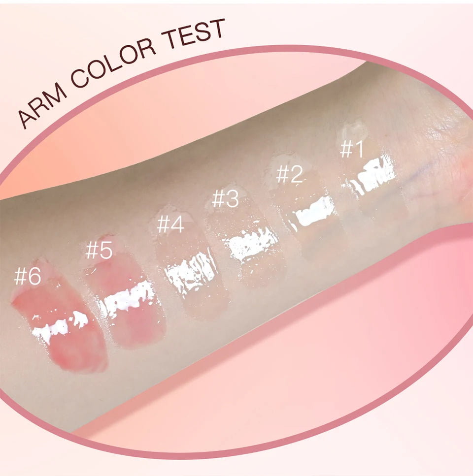 Lakerain Lip Plumper Moisturizing Lip Gloss Transparent Plump Lips Care Lip Stuffer Gift Korean Cosmetics
