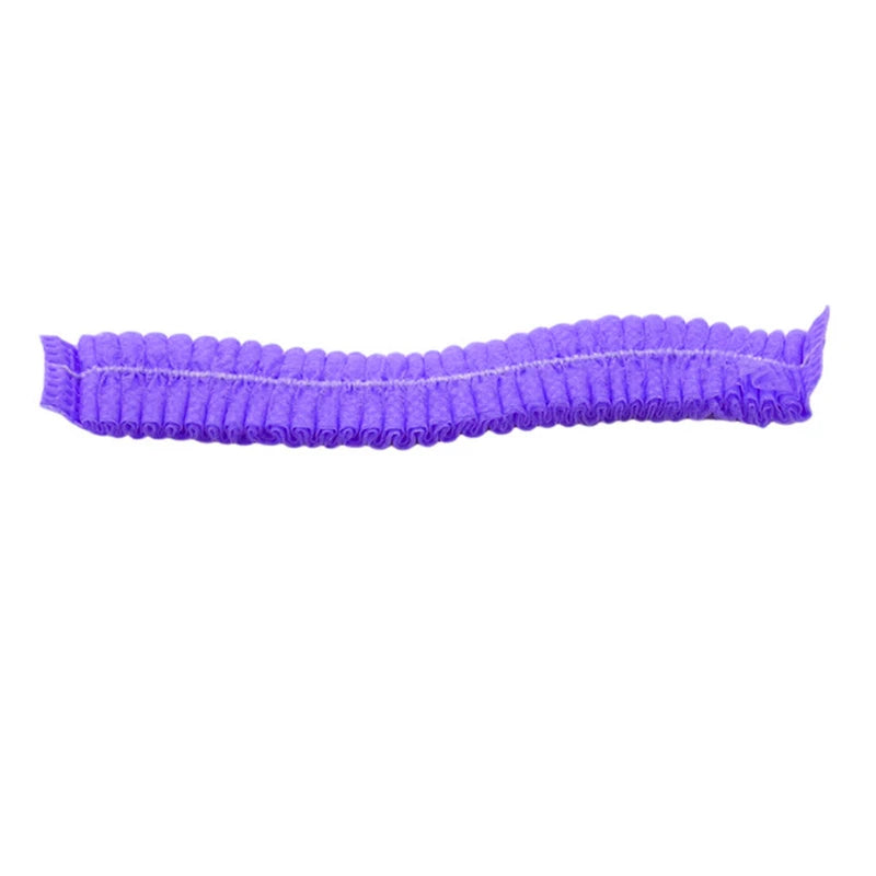 100pcs/Pack Disposable Hair Head Covers Net Bouffant Dustproof Anti Dust Caps Breathable Shower Bathing Hats Kitchen