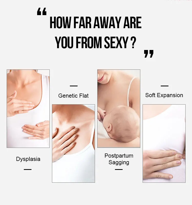 AUQUEST Breast Oil Firming Lifting Body Care Chest Natural Plants Essentials Oils Breast Fast Growth For Women Skincare Products