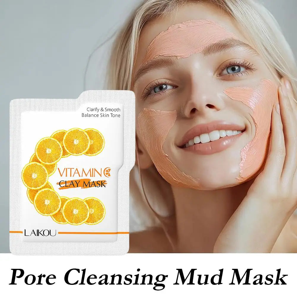 LAIKOU Mud Mask Deep Cleansing Remove Acne Oil Control Mask Hydrating Smooting Face Skin Balance Skin Tone Mud Mask for Women