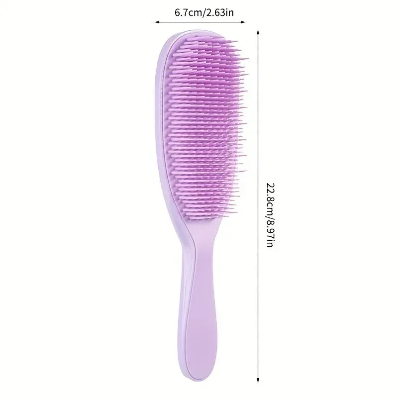1pcs Detangling Hairbrush Anti-static Comb Soft Scalp Massage Not Knotted Brush Anti-frizz Detachable Comb Hair Styling Tool