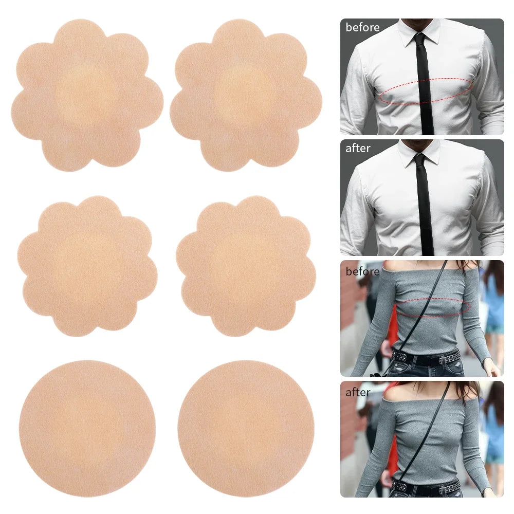 10-200pcs Nipple Cover Stickers Women Breast Lift Tape Pasties Invisible Self-Adhesive Disposable Bra Padding Chest Paste Patch