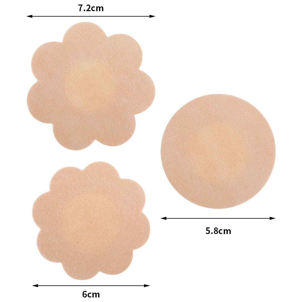 10-200pcs Nipple Cover Stickers Women Breast Lift Tape Pasties Invisible Self-Adhesive Disposable Bra Padding Chest Paste Patch