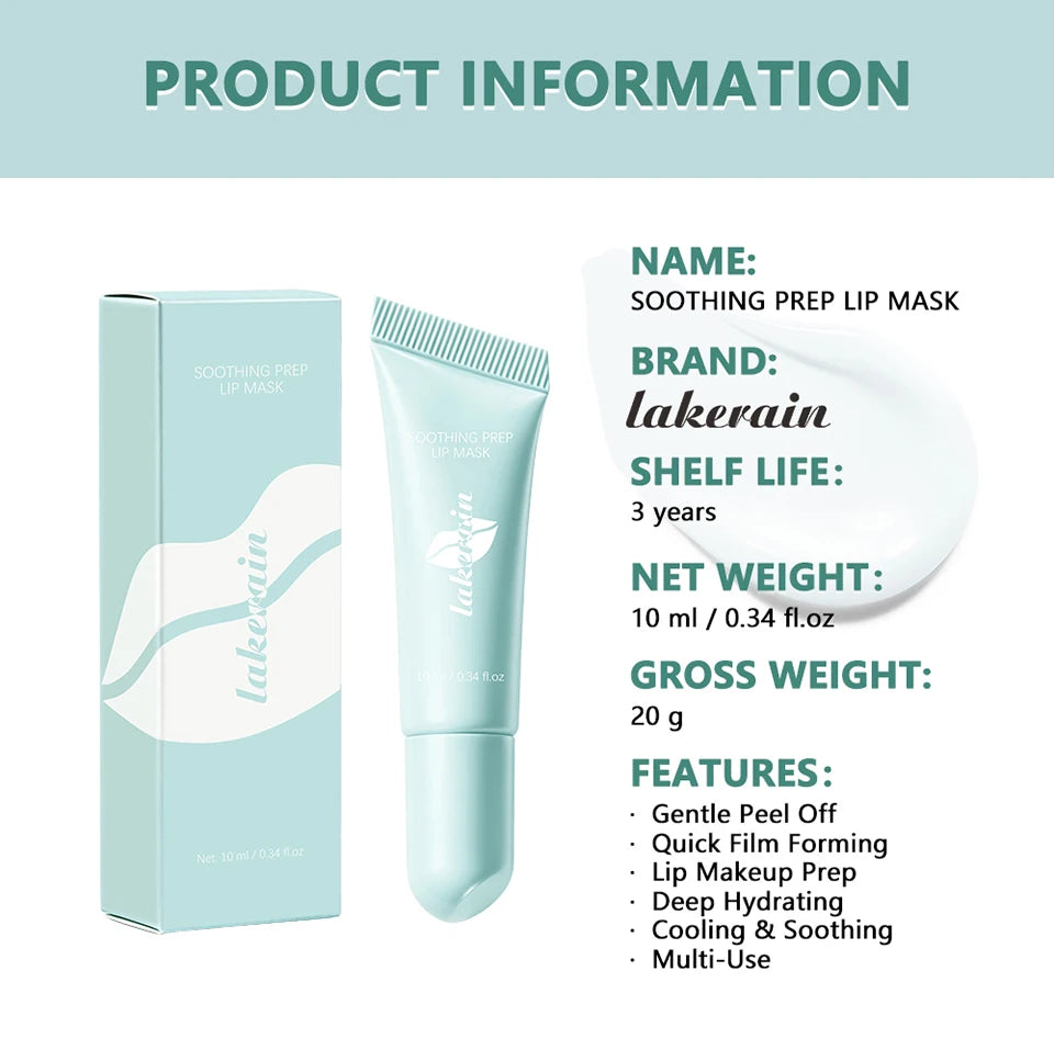 Gentle Peel Off Lip Mask Exfoliator Deep Nourishing Lip Care Soothes Dry Chapped Lips Make Daily Lip Treatment for All Skin Type