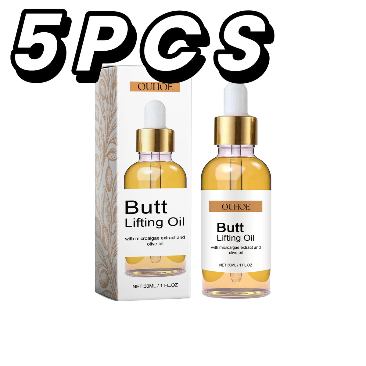 Vitamin E Butt Lifting Oil Hip Enhancement Firming Body Oil Moisturizing Essence Natural Skin Care Body Massage Oil Body Lotion