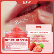 Strawberry Lip Scrub & Repair, Exfoliator & Moisturizer for Chapped, Dry and Flaky Lips,Sugar Lip Scrub Improve Dullness Remove.