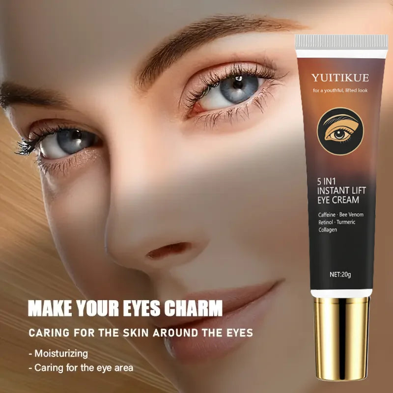 Peptide Eye Cream 20g - Contains peptides, plant stem cells, and hyaluronic acid to firm and revitalize tired eyes