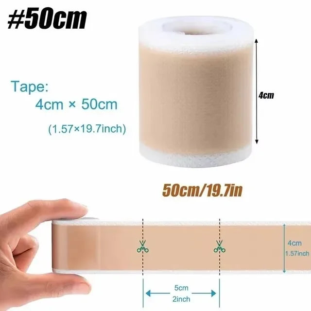 0.5M/1.5M/3M*4cm Silicone Scar Sheets Removal Strips Silicone Gel Scar Strip For Acne Keloid Surgery Burn Treatment Scar Patch