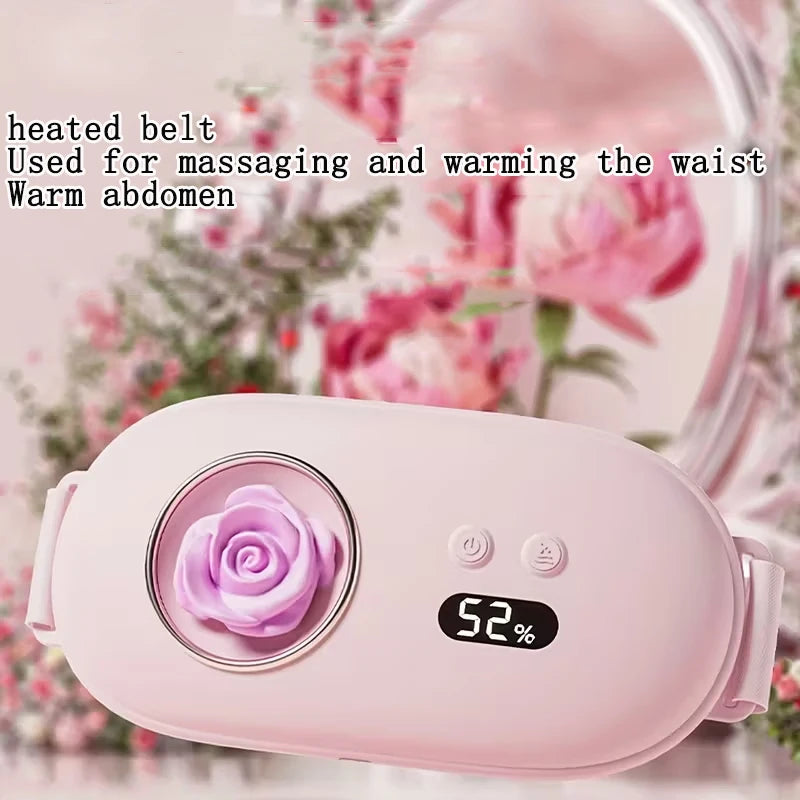 USB charging portable menstrual heating pad, menstrual abdominal and waist heating massage pad, electric heating waist belt