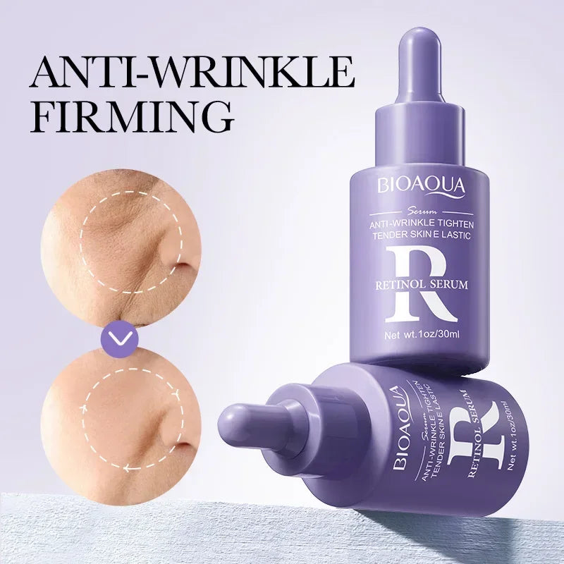 3pcs/bag Vitamin C Retinol Hyaluronic Acid Serum Face Moisturizing Anti Wrinkle Whitening Facial Essence Skin Care Products