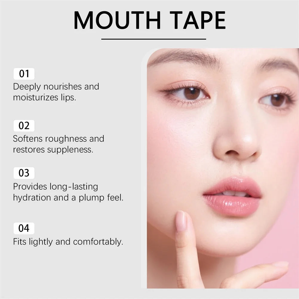 30pcs/Bag Collagen Beauty Tape,Hydrating Lip Sleep Mask For Fine Lines,Collagen Beauty Tape For Women Moisturizing Lip Care