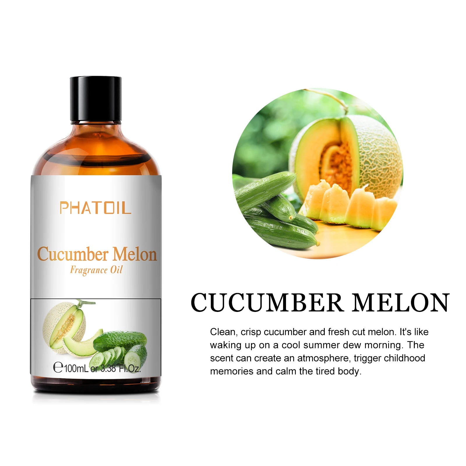 Phatoil 100ml Blueberry Fragrance Oils Coconut Vanilla Green Apple Mango Cranberry Strawberry Grape Guava Cherry Esssential Oils