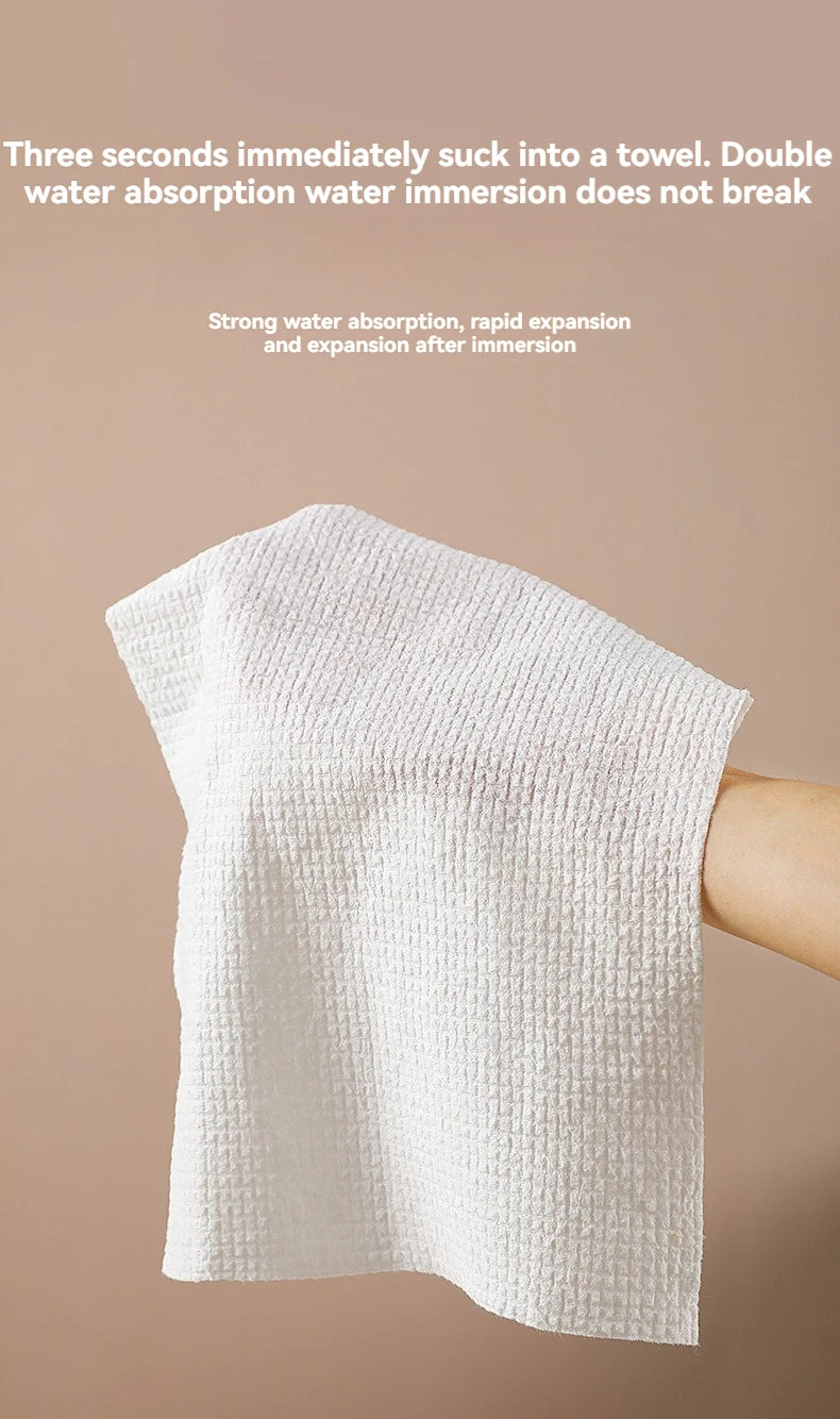 Thick Cotton One-time Compressed Towel Washcloth Portable Face Towel for Travel Independent Packing Bath Towel Clean Face