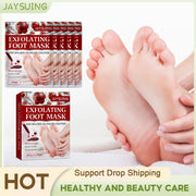 Exfoliating Feet Mask Sock Exfoliation Scrub for Feet Mask Remove Dead Skin Moisturizing Pedicure Anti Crack Foot Patch Spa 5PCS