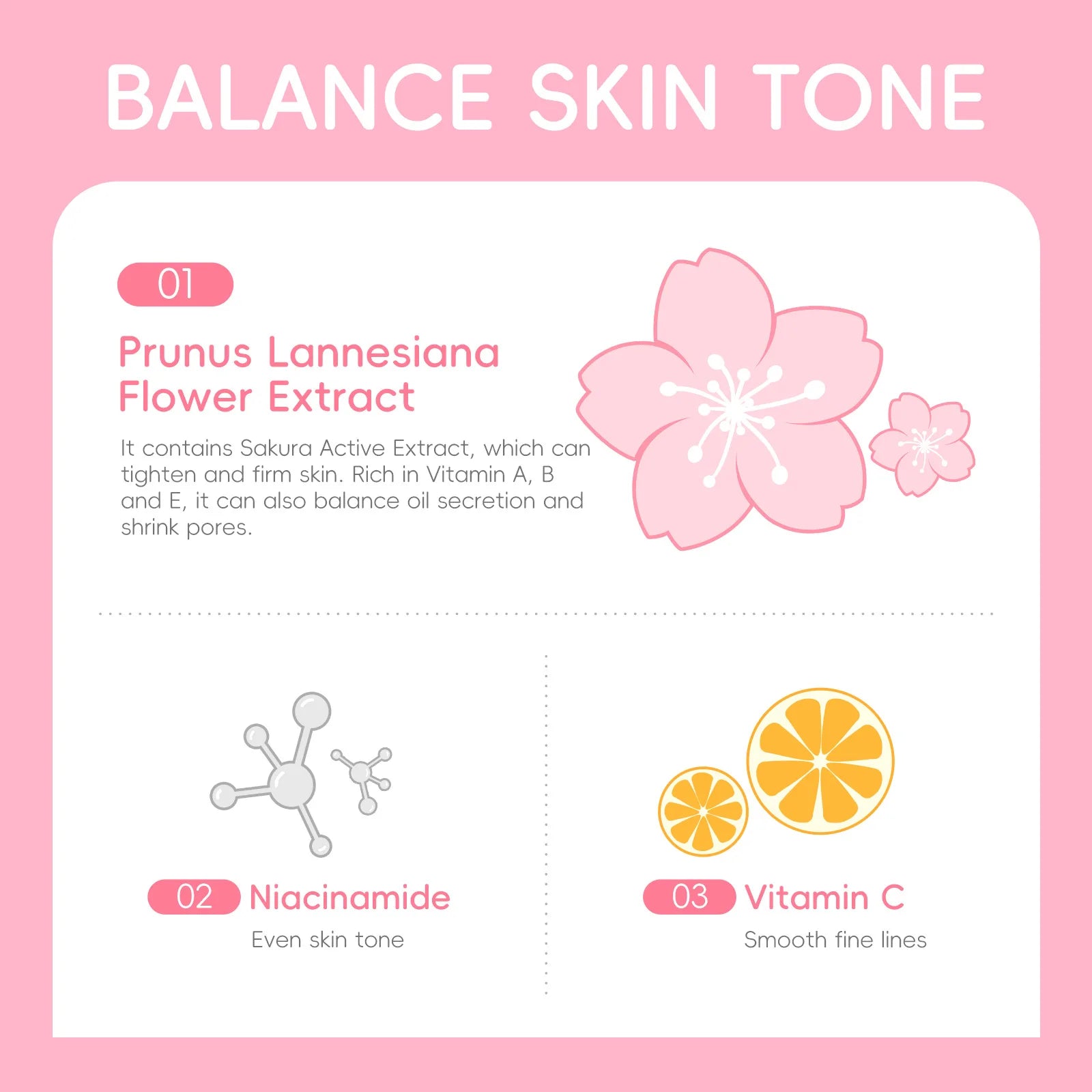 LAIKOU Sakura Hydrating Cream Moisturizer Whitening Nourishing Oil Control Moisturizing & Repairing Deep Hydration Lock Gentle