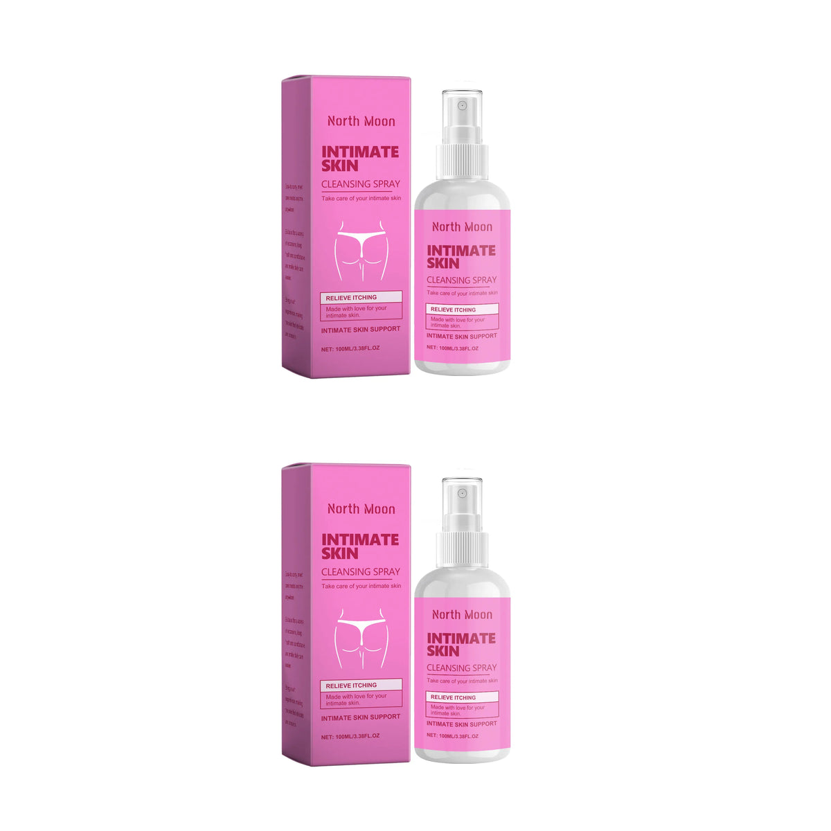 Women's Body Cleansing Spray, Gently Cleanses the Skin, Caring for Everyday Freshness and Comfort