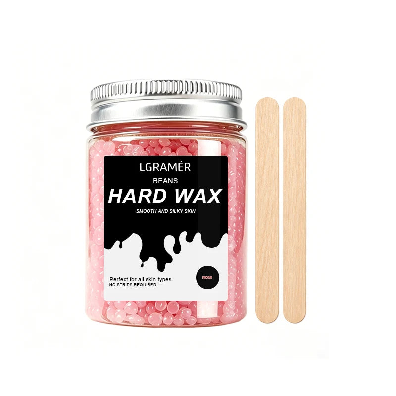 80g/380g Hard Wax Beans,Heating Hard Waxing Painless Hair Removal,Depilatory Wax Beads For Leg Armpit Full Body,Non-irritating