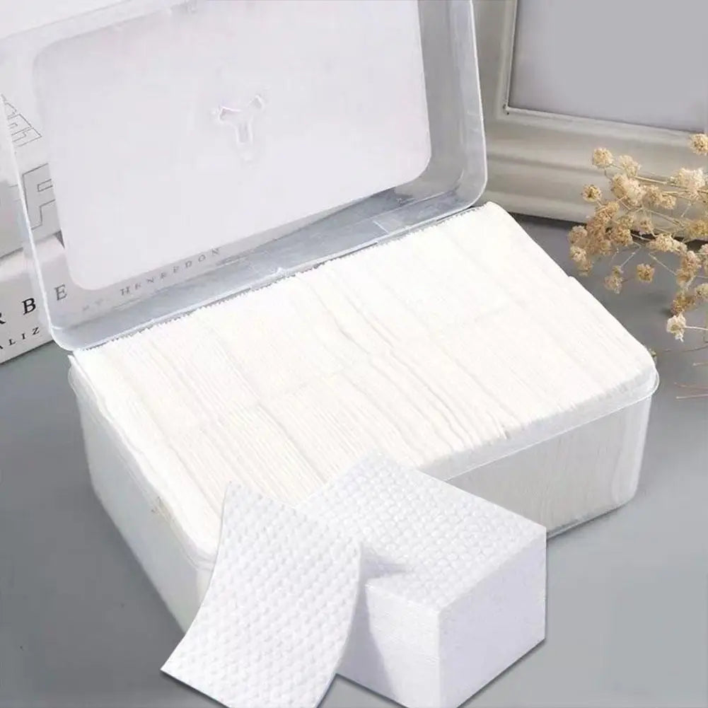 1 Set Disposable Pearl Pattern Makeup Cotton Wipes Soft Remover Pads Facial Cleaning Cosmetic Cotton Pads