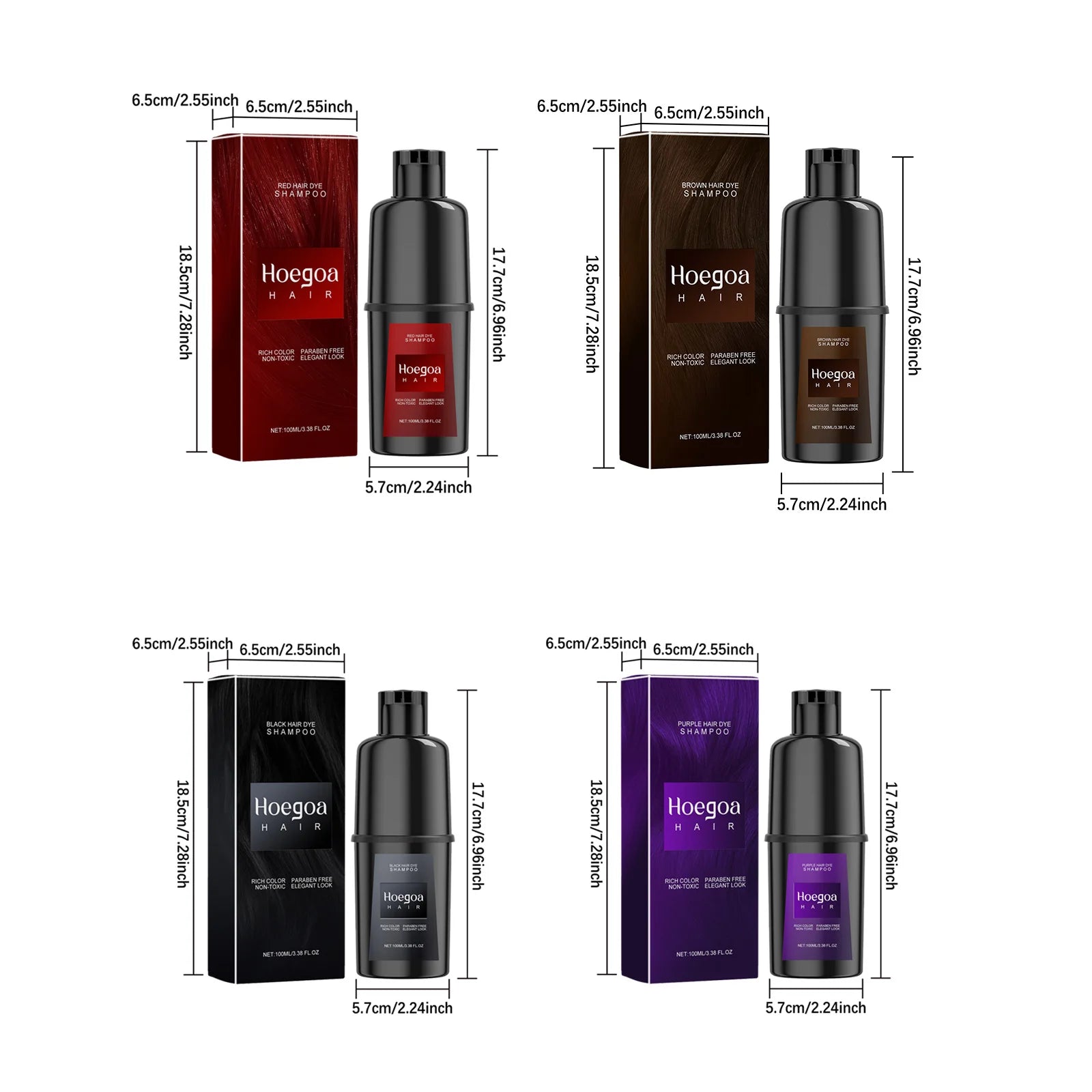 Instant Dye Shampoo DIY Hair Dye Natural Black Color Repair Gray White Hair Non-Irritating Hair Coloring Shampoo For Men Women